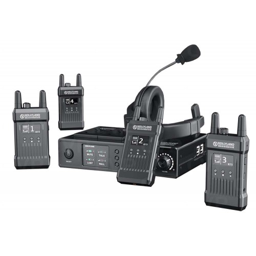 Hollyland Mars T1000 Wireless Intercom System (4 Beltpack + 5 Headset)